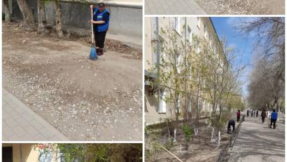  «Таза Қазақстан» жалпы ұлттық экологиялық жобасы аясында мектебіміздің кіші қызметкерлері белсенді түрде қатысып, ұйымшылдық пен жауапкершіліктің үлгісін көрсетті.